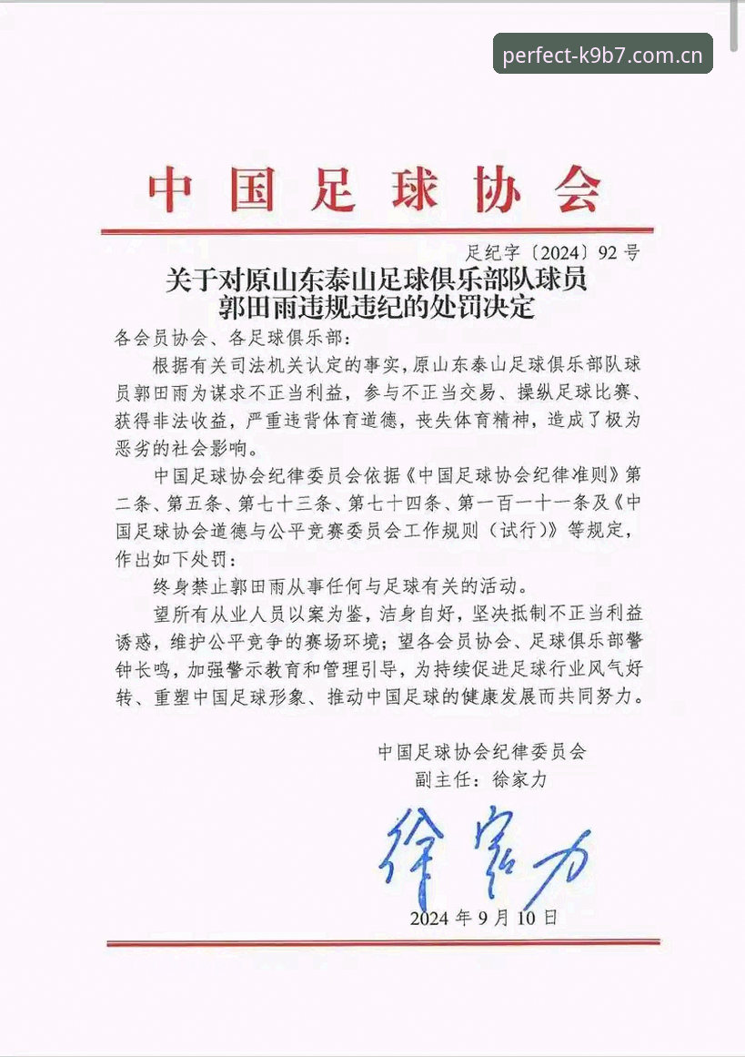 完美体育靠谱吗对比 揭秘中国足协第三批禁足名单背后的足球腐败真相